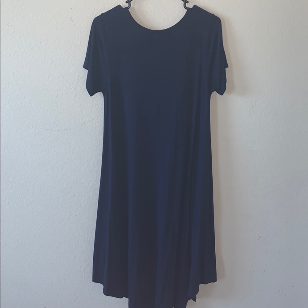 LLR Carly Blue Shift Dress, XS - Picture 3 of 5